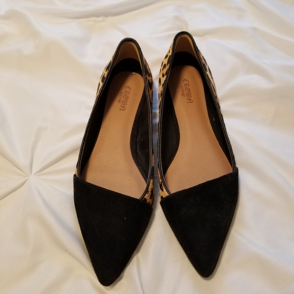 Cheetah print flats